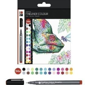 Marabu Graphix Akvarelový liner 0,5 mm - chameleon 24 ks