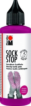 Marabu Sock Stop Protiskluzová barva - malinová 90ml