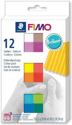 Fimo Soft Sada 12 Barev 25 G Brilliant