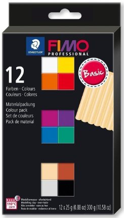 Fimo Professional Sada 12 Barev 25 G Basic