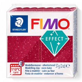 FIMO Galaxy efekt 57g červená