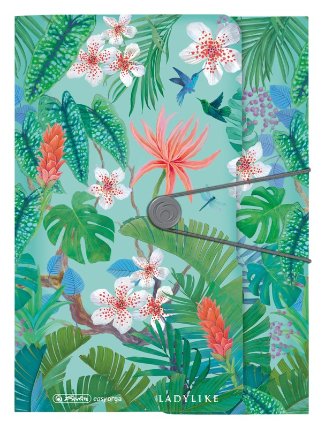 Desky s gumou A4 Ladylike - Jungle