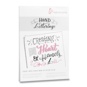 Blok Hahnemühle Hand Lettering A4, čistý, 25 listů