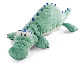 Nici plyš Krokodýl McDile 68 cm ležící, Green
