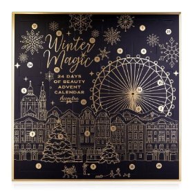 Adventní kalendář WINTER MAGIC NOIR ve čtvercové krabičce, vč. 24 ks překvapení, velikost: