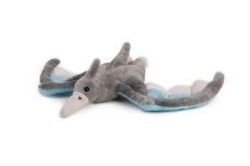 Pterosaur dinosaurus plyš šedivý