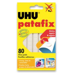 Samolepicí montážní guma UHU Tac Patafix Tajný život mazlíčků 2 bílá, 80 ks
