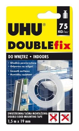 Oboustranná lepicí páska Uhu Double Fix 19 mm x 1,5 m