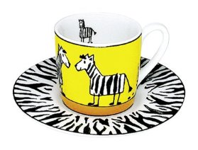 Zebra - hrnek na espresso