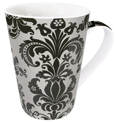 Černé ornamenty - hrnek