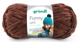 Příze 3442-20 Gründl Funny Tmavě hnědá