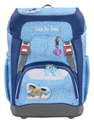 Školní batoh pro prvňáčky – 5dílný set, Step by Step Grade Koník, AGR