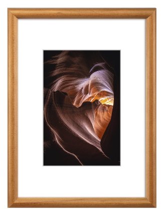 Rámeček dřevěný Phoenix, korek, 13x18cm