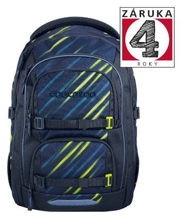 Školní batoh PORTER, Fast Lime, AGR certifikát