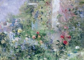 Pohlednice Berthe Morisot - The Garden at Bougival