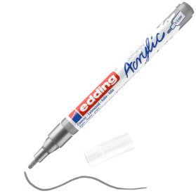 Akrylový popisovač EDDING 5300 F - stříbrný