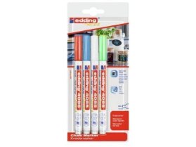 Křídový popisovač Edding 4085, Basic, sada 4 ks