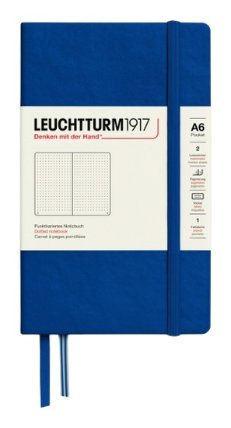 Zápisník Indigo, Pocket A6, 187l, tečkovaný