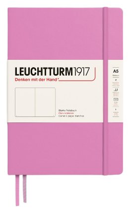 Zápisník Leuchtturm1917 A5 tvrdé desky Bubblegum čistý