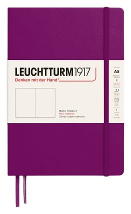 Zápisník Leuchtturm1917 A5 tvrdé desky Burgundy čistý