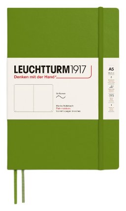 Zápisník Leuchtturm1917 A5 měkké desky Moss čistý