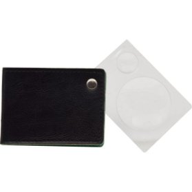 Skládací kapesní lupa 3x/8x s pouzdrem GN-38