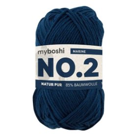Příze na pletení a háčkování W2550 - Myboshi No.2 -ultramarin