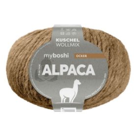Příze na pletení a háčkování W672 - Myboshi Alpaca - okr