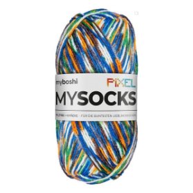 Příze na pletení a háčkování W74010 - Myboshi mysocks Pixel -Booker