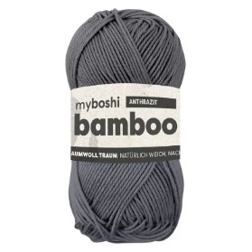 Příze WB295-Myboshi bamboo anthracite