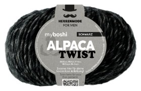 Příze WT696 - Myboshi Alpaca Twist for Men Black