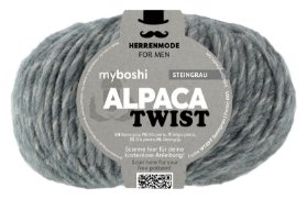 Příze WT693 - Myboshi Alpaca Twist for Men stone grey