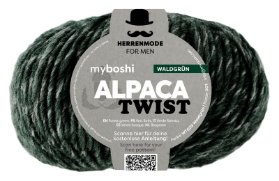 Příze WT629 - Myboshi Alpaca Twist for Men Forest green