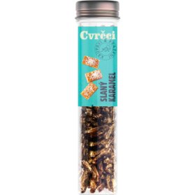 Křupaví & pražení cvrčci - Slaný karamel 20g