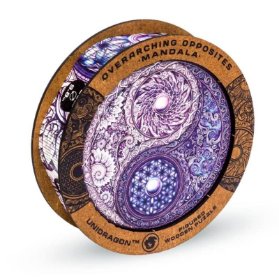UNIDRAGON dřevěné puzzle MANDALA PROTIKLADY velikost M (25x25cm)