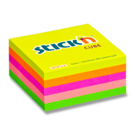 Samolepicí bloček Hopax Stick’n Neon Notes 76 × 76 mm, 400 listů