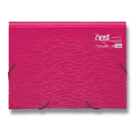 Desky na dokumenty FolderMate Nest 330 x 240 x 35 mm, výběr barev růžová