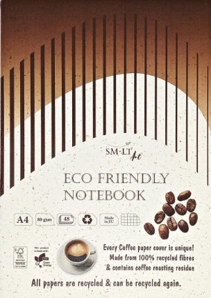 SMLT Art Sešit ECO Coffee paper A4 - 48 listů