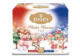 JONES Dárková kazeta Black & Earl Grey přebal 50x2g