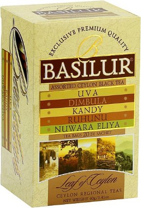 BASILUR- Assorted Leaf of Ceylon přebal 25x2g