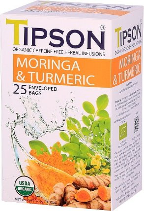 TIPSON BIO Moringa Turmeric 25x1,5g
