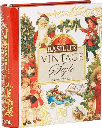 BASILUR Book Vintage Pyramid malá pyramidové sáčky 5x2g