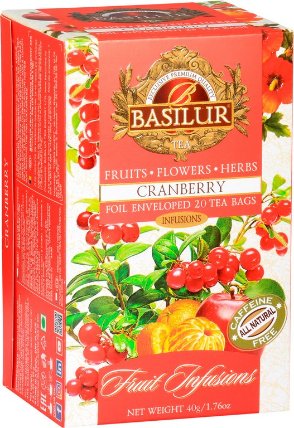 BASILUR Fruit Cranberry přebal 25x2g