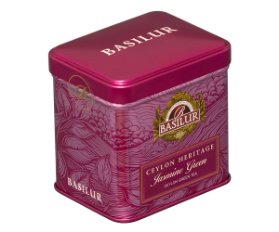 BASILUR Ceylon Heritage Jasmine Green plech 50g