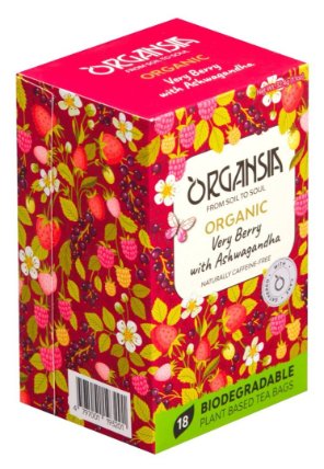 ORGANSIA BIO Very Berry with Ashwagandha přebal 18x1,8g