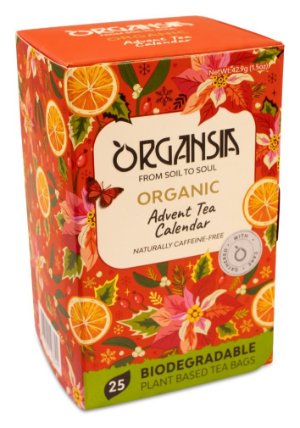 ORGANSIA BIO Advent Calendar Assorted papír 25 sáčků