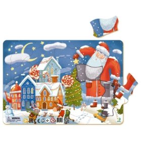 Dodo Puzzle rámové Zimní zázrak 21 dílků