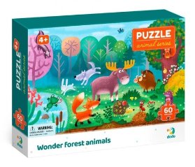 Dodo Puzzle biomy - Zázračná lesní zvířata 60 dílků