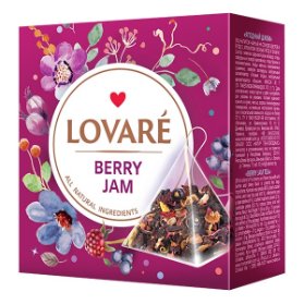 LOVARÉ Berry Jam 30g (15 pyramid, bylinný čaj)