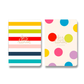 Náčrtník Shkolyaryk Muse Sketch & Note Dots & Stripes A5, čistý, 64 listů